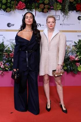 09,05 2025, Gizem Emre, Jella Haase, at the 75th German Film Award Ceremony, 2025, in Berlin, Red Carpet, Berlin Germany, Germany