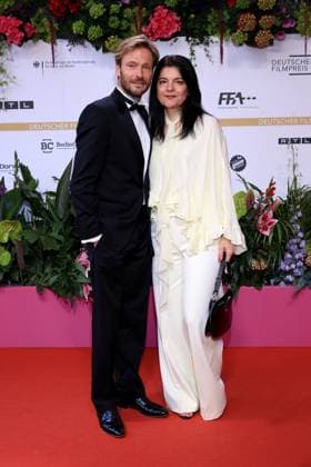 09,05 2025, Andreas Pietschmann, Jasmin Tabatabei, at the 75th German Film Award Ceremony, 2025, in Berlin, Red Carpet, Berlin Germany, Germany