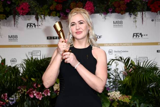 Dascha Dauenhauer at the 75th German Film Award 2025 ceremony at the Theater am Potsdamer Platz Berlin, 09 05 2025 Foto:xN.xKubelkax xFuturexImagex filmpreis_5796