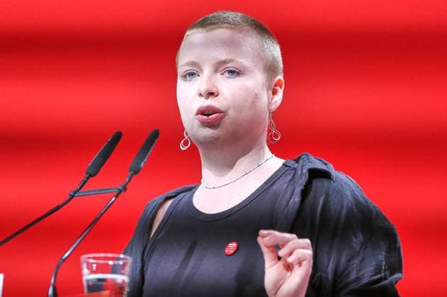 Chemnitz, Sachsen, Deutschland, 09.05.2025: Linken-Parteitag: Kim Sophie Bohnen *** Chemnitz, Saxony, Germany, 09 05 2025 Left Party Conference Kim Sophie Bohnen Copyright: xdtsxNachrichtenagenturx dts_66344