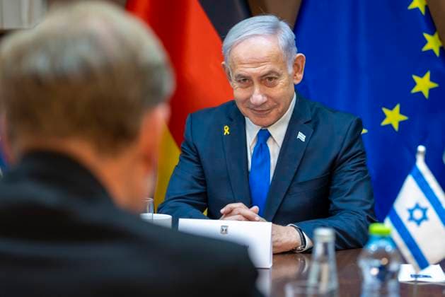 News Themen der Woche KW19 News Bilder des Tages Johann Wadephul (CDU), Bundesaussenminister, reist nach Israel und in die Palaestinensischen Gebiete. Hier mit dem Ministerpraesidenten des Staates Israel, Benjamin Netanjahu . Jerusalem, 11.05.2025. Fotografiert im Auftrag des Auswaertigen Amtes Jerusalem Israel *** Johann Wadephul CDU , Federal Foreign Minister, travels to Israel and the Palestinian Territories Here with the Prime Minister of the State of Israel, Benjamin Netanyahu Jerusalem, 11 05 2025 Photographed on behalf of the Federal Foreign Office Jerusalem Israel Copyright: xThomasxImo AAx