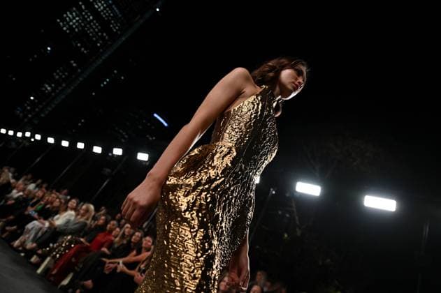 AUSTRALIAN FASHION WEEK 2025, Models walk the runway during the Carla Zampatti Runway Show as part of Australian Fashion Week 2025 in Sydney, Monday, May 12, 2025. ( NO ARCHIVING SYDNEY NEW SOUTH WALES AUSTRALIA  Copyright: xSTEVENxSAPHOREx 20250512117921162750