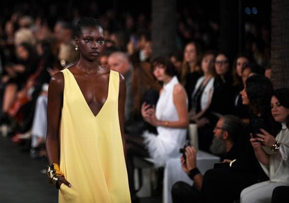AUSTRALIAN FASHION WEEK 2025, Models walk the runway during the Carla Zampatti Runway Show as part of Australian Fashion Week 2025 in Sydney, Monday, May 12, 2025. ( NO ARCHIVING SYDNEY NEW SOUTH WALES Australia  Copyright: xSTEVENxSAPHOREx 20250512125042381548
