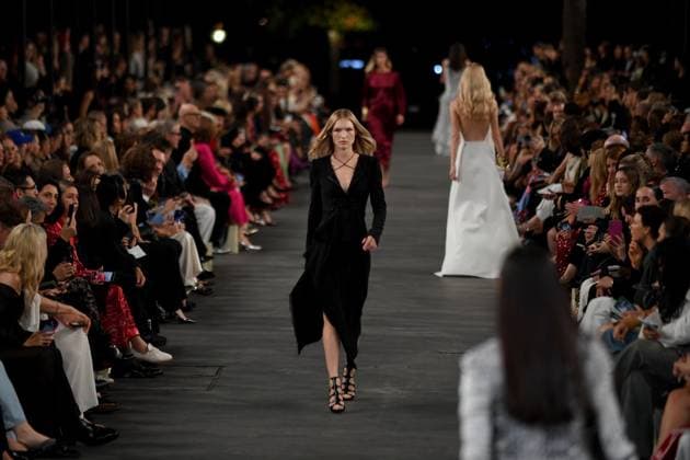 AUSTRALIAN FASHION WEEK 2025, Models walk the runway during the Carla Zampatti Runway Show as part of Australian Fashion Week 2025 in Sydney, Monday, May 12, 2025. ( NO ARCHIVING SYDNEY NEW SOUTH WALES Australia  Copyright: xSTEVENxSAPHOREx 20250512162736167298