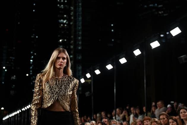 AUSTRALIAN FASHION WEEK 2025, Models walk the runway during the Carla Zampatti Runway Show as part of Australian Fashion Week 2025 in Sydney, Monday, May 12, 2025. ( NO ARCHIVING SYDNEY NEW SOUTH WALES Australia  Copyright: xSTEVENxSAPHOREx 20250513175060413990