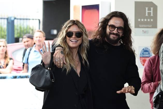 LP Fred Dugit FESTIVAL DE CANNES 2025 FESTIVAL DE CANNES 2025 PHOTOPQR LE PARISIEN LP Fred Dugit Paris 12 05 2025 Culture Cinéma Cannes 06 , le 12 05 2025 German model Heidi Klum and Tom Kaulitz LP Fred Dugit 78th international Cannes film festival takes place may 13th to 24th 2025 Local Caption LP Fred Dugit Paris 75 France  Copyright: xPHOTOPQR LExPARISIEN MAXPPPxLPx xFredxDugitx 20250512LPA1604 20250512LPA1604