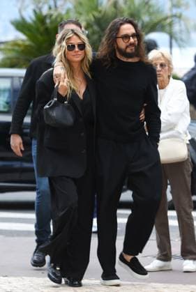 May 12, 2025, Cannes, Cote D azur, France: HEIDI KLUM and her husband TOM KAULITZ are out and about during the the 78th Annual Cannes Film Festival in Cannes, France Cannes France - ZUMAc179 20250512_zep_c179_027 Copyright: xMickaelxChavetx