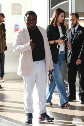 May 12, 2025, Cannes, Cote D azur, France: Jury member DIEUDO HAMADI poses for photos ahead of the official Jury Dinner of the 78th Annual Cannes Film Festival in Cannes, France Cannes France - ZUMAc179 20250512_zep_c179_048 Copyright: xMickaelxChavetx