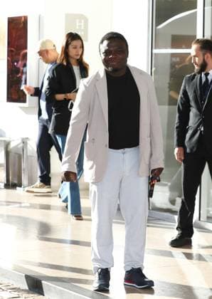 May 12, 2025, Cannes, Cote D azur, France: Jury member DIEUDO HAMADI poses for photos ahead of the official Jury Dinner of the 78th Annual Cannes Film Festival in Cannes, France Cannes France - ZUMAc179 20250512_zep_c179_050 Copyright: xMickaelxChavetx
