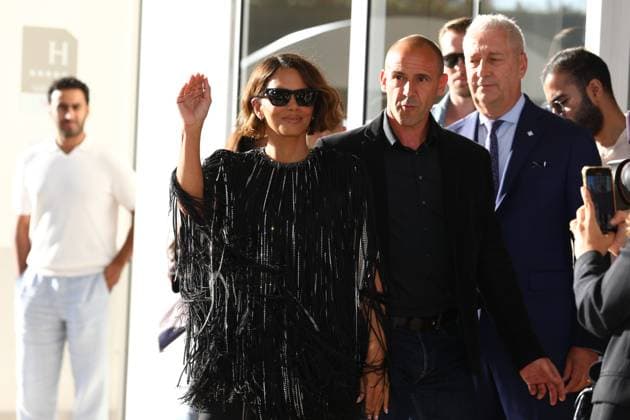 May 12, 2025, Cannes, Cote D azur, France: Jury member HALLE BERRY poses for photos ahead of the official Jury Dinner of the 78th Annual Cannes Film Festival in Cannes, France Cannes France - ZUMAc179 20250512_zep_c179_052 Copyright: xMickaelxChavetx