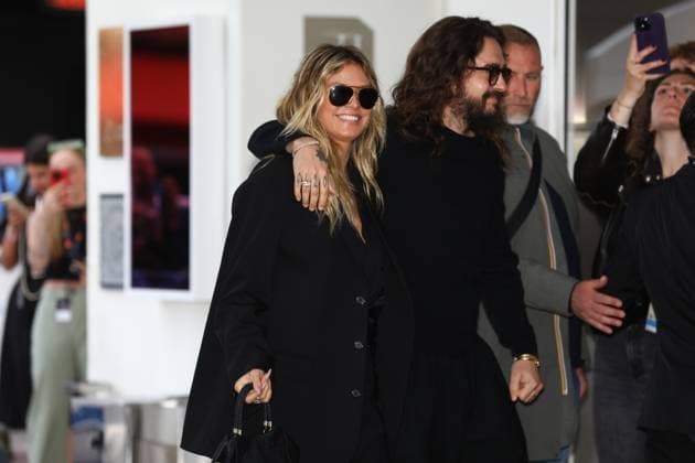 May 12, 2025, Cannes, Cote D azur, France: HEIDI KLUM and her husband TOM KAULITZ are out and about during the the 78th Annual Cannes Film Festival in Cannes, France Cannes France - ZUMAc179 20250512_zep_c179_072 Copyright: xMickaelxChavetx