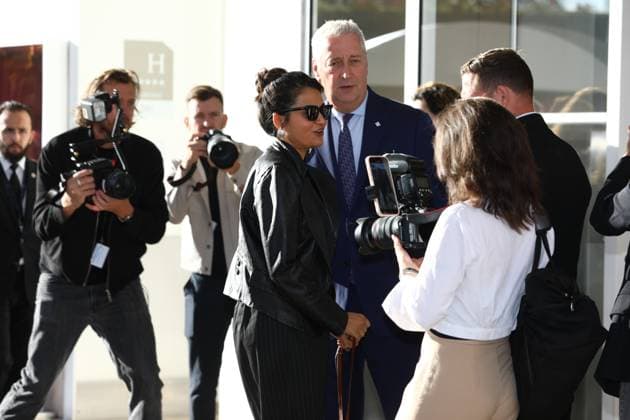 May 12, 2025, Cannes, Cote D azur, France: Jury member PAYAL KAPADIA arrives for the official Jury Dinner of the 78th Annual Cannes Film Festival in Cannes, France Cannes France - ZUMAc179 20250512_zep_c179_073 Copyright: xMickaelxChavetx
