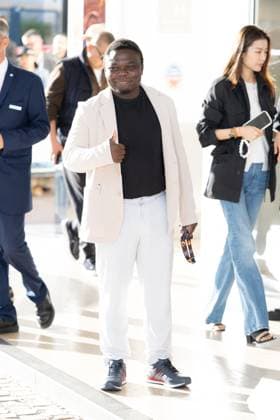 Cannes Jury Diner Jury Member, Dieudo Hamadi attends the 2025 Jury Dinner ahead of the 78th annual Cannes Film Festival at on May 12, 2025 in Cannes, France. Photo by Shootpix ABACAPRESS.COM Cannes France  Copyright: xShootpix ABACAx