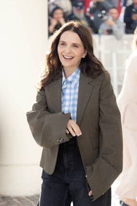Cannes Jury Diner Jury President, Juliette Binoche attends the 2025 Jury Dinner ahead of the 78th annual Cannes Film Festival at on May 12, 2025 in Cannes, France Photo by Shootpix ABACAPRESS.COM Cannes France  Copyright: xShootpix ABACAx