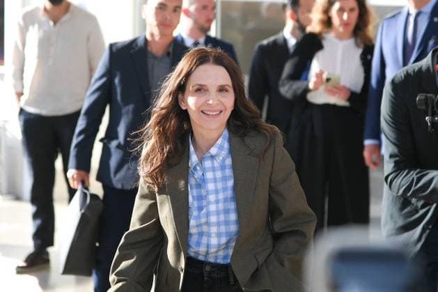 Cannes Jury Diner Juliette Binoche attending the 2025 Jury Dinner ahead of the 78th annual Cannes Film Festival at on May 12, 2025 in Cannes, France. Photo by Lionel Urman ABACAPRESS.COM Cannes France  Copyright: xUrmanxLionel ABACAx