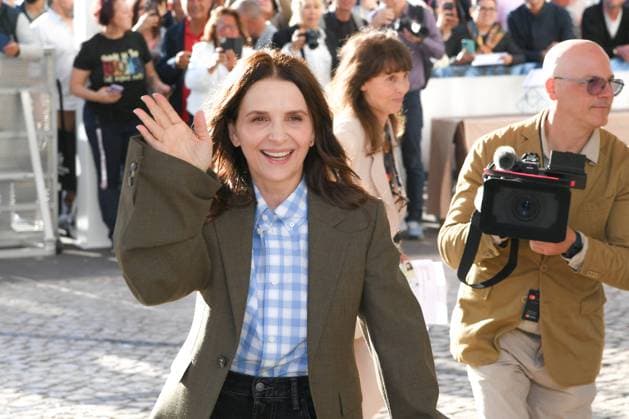 Cannes Jury Diner Juliette Binoche attending the 2025 Jury Dinner ahead of the 78th annual Cannes Film Festival at on May 12, 2025 in Cannes, France. Photo by Lionel Urman ABACAPRESS.COM Cannes France  Copyright: xUrmanxLionel ABACAx
