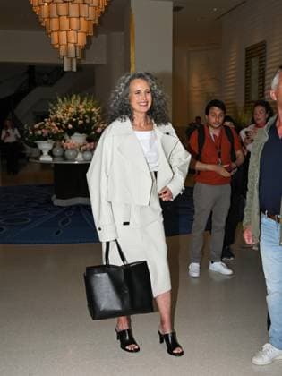 Cannes, 78th Cannes Film Festival 2025 - Day 1 - Arrivals at the Hotel Martinez Pictured; Andie MacDowell  Copyright: xManuelexMangiarottix xipa-agency.netx xPoolxPhotoxEventsx05x IPA_Agency_IPA57612404