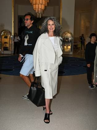 Cannes, 78th Cannes Film Festival 2025 - Day 1 - Arrivals at the Hotel Martinez Pictured; Andie MacDowell  Copyright: xManuelexMangiarottix xipa-agency.netx xPoolxPhotoxEventsx05x IPA_Agency_IPA57612408