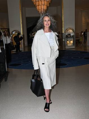 Cannes, 78th Cannes Film Festival 2025 - Day 1 - Arrivals at the Hotel Martinez Pictured; Andie MacDowell  Copyright: xManuelexMangiarottix xipa-agency.netx xPoolxPhotoxEventsx05x IPA_Agency_IPA57612412