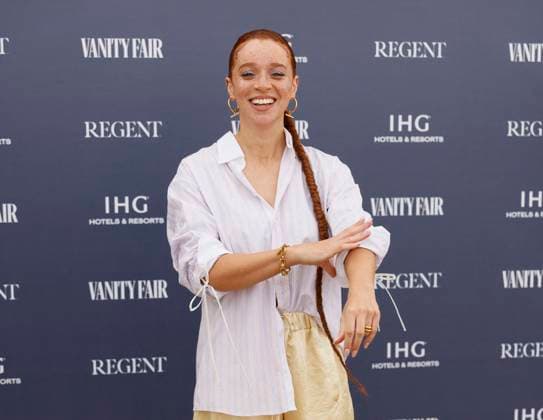 Vanity Fair x IHG Hotels & Resorts Beach Lunch MP Erin Kellyman attends the Vanity Fair x IHG Hotels & Resorts Beach Lunch to celebrate the start of the 78th annual Cannes Film Festival on Tuesday, May 13, 2025, in Cannes, France. Carlton Cannes, A Regent Hotel – a member of IHG Hotels & Resorts’ luxury & lifestyle portfolio, hosted the very first Cannes Film Festival in 1946 Photo by Marco Piovanotto Abacapress.com Cannes France  Copyright: xPiovanottoxMarco ABACAx