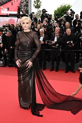 RECORD DATE NOT STATED 78th Cannes Film Festival Opening Ceremony - France Julia Garner attends the red carpet for the opening ceremony and Partir Un Jour (Leave One Day) screening at the 78th annual Cannes Film Festival at Palais des Festivals on May 13, 2025 in Cannes, France. Photo by David Niviere ABACAPRESS.COM Cannes France  Copyright: xNivierexDavid ABACAPRESS.COMx