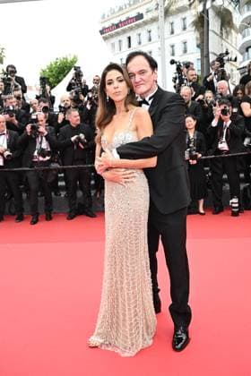 RECORD DATE NOT STATED 78th Cannes Film Festival Opening Ceremony - France Quentin Tarantino and Daniella Tarantino attend the red carpet for the opening ceremony and Partir Un Jour (Leave One Day) screening at the 78th annual Cannes Film Festival at Palais des Festivals on May 13, 2025 in Cannes, France. Photo by David Niviere ABACAPRESS.COM Cannes France  Copyright: xNivierexDavid ABACAPRESS.COMx