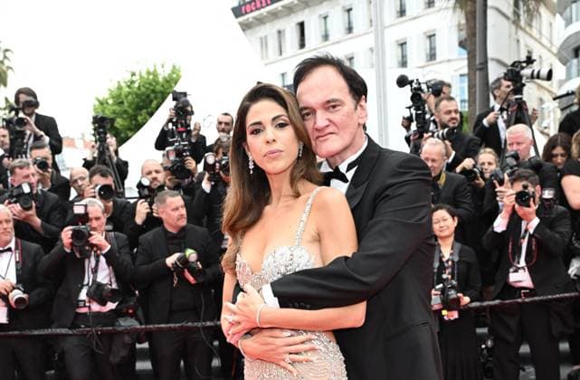 RECORD DATE NOT STATED 78th Cannes Film Festival Opening Ceremony - France Quentin Tarantino and Daniella Tarantino attend the red carpet for the opening ceremony and Partir Un Jour (Leave One Day) screening at the 78th annual Cannes Film Festival at Palais des Festivals on May 13, 2025 in Cannes, France. Photo by David Niviere ABACAPRESS.COM Cannes France  Copyright: xNivierexDavid ABACAPRESS.COMx