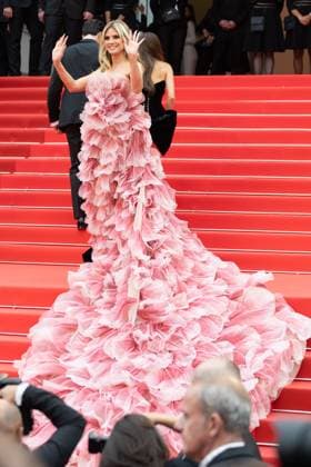 78. Internationalen Filmfestspiele von Cannes 2025 Cannes, Frankreich - 13.5.2024: Heidi Klum während der Eröffnung der 78. Internationalen Filmfestspiele von Cannes. Die 78. Internationalen Filmfestspiele von Cannes finden vom 13. bis 24. Mai 2025 statt. Provence-Alpes-CÃ te d™Azur