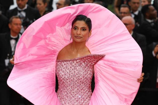 May 13, 2025, Cannes, Cote D azur, France: FARHANA BODI dazzles on the red carpet for the Opening Ceremony and the Leave One Day Premiere screening at the 78th Annual Cannes Film Festival at Palais des Festivals in Cannes, France Cannes France - ZUMAc179 20250513_zep_c179_070 Copyright: xMickaelxChavetx