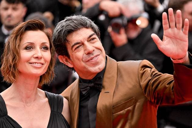 Cannes Opening Ceremony JR Anna Ferzetti and Pierfrancesco Favino attending the Opening Ceremony of the 78th Cannes Film Festival in Cannes, France on May, 13, 2025. Photo by Julien Reynaud APS-Medias ABACAPRESS.COM Cannes France  Copyright: xReynaudxJulien APS-Medias ABACAx
