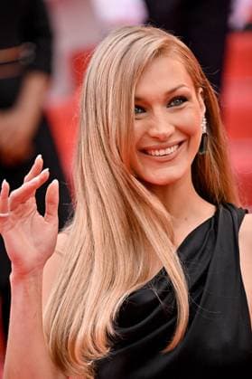 Cannes Opening Ceremony JR Bella Hadid attending the Opening Ceremony of the 78th Cannes Film Festival in Cannes, France on May, 13, 2025. Photo by Julien Reynaud APS-Medias ABACAPRESS.COM Cannes France  Copyright: xReynaudxJulien APS-Medias ABACAx