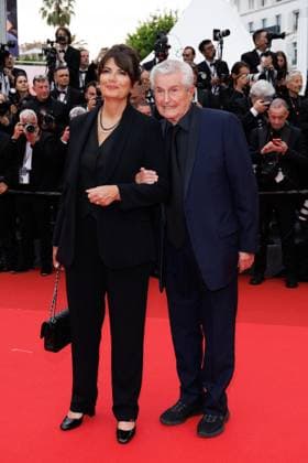 Valérie Perrin et son mari Claude Lelouch Montée des marches du film Partir un jour pour la cérémonie douverture du 78ème Festival International du Film de Cannes, au Palais des Festivals à Cannes Le 13 mai 2025 Jacovides Moreau Bestimage Red carpet of the movie Leave One Day for the opening of the 78th Cannes International Film Festival at the Palais des Festivals in Cannes, France On may 13th 2025  Copyright: xJACOVIDES-MOREAUx xBESTIMAGExJACOVIDES-MOREAUx xBESTIMAGEx