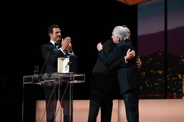 78eme Festival International du Film de Cannes Cérémonie douverture 78th International Cannes Film Festival Inside opening ceremony 444096 2025 05 13 France DiCaprio, Leonardo De Niro, Robert Lafitte, Laurent  Copyright: xSergexArnalx xStarfacex STAR_444096_024