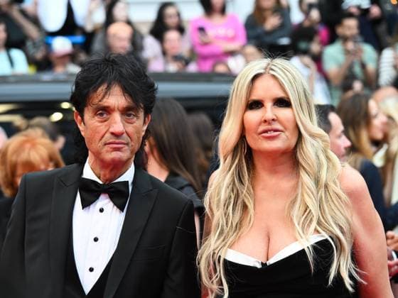 Cannes, France: Cannes, 78th Cannes Film Festival 2025 - Evening 1 - Opening Ceremony - In the photo: Tiziana Rocca and Giulio Base Cannes France  - ZUMAp169 20250513_zea_p169_1300 Copyright: xManuelexMangiarottix