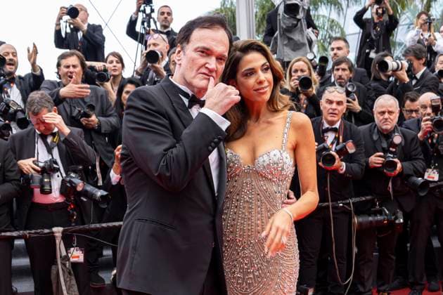 Cannes opening ceremony Quentin Tarantino and Daniella Tarantino - Opening Ceremony And Partir Un Jour (Leave One Day) Red Carpet at the 78th Annual Cannes Film Festival in Cannes, France on May 13, 2025.  Copyright: x Chassery+Courdjix