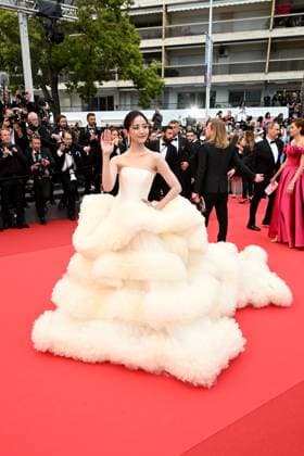 Cannes, France: Cannes, 78th Cannes Film Festival 2025, Red Carpet premiere Opening Ceremony In the photo: Wan Qianhui Cannes France  - ZUMAp169 20250513_zea_p169_1698 Copyright: xTerenghi Ipax