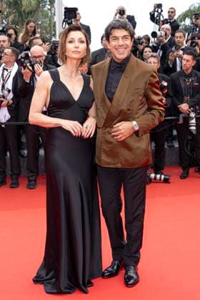 Cannes opening ceremony Anna Ferzetti and Pierfrancesco Favino - Opening Ceremony And Partir Un Jour (Leave One Day) Red Carpet at the 78th Annual Cannes Film Festival in Cannes, France on May 13, 2025.  Copyright: x Chassery+Courdjix