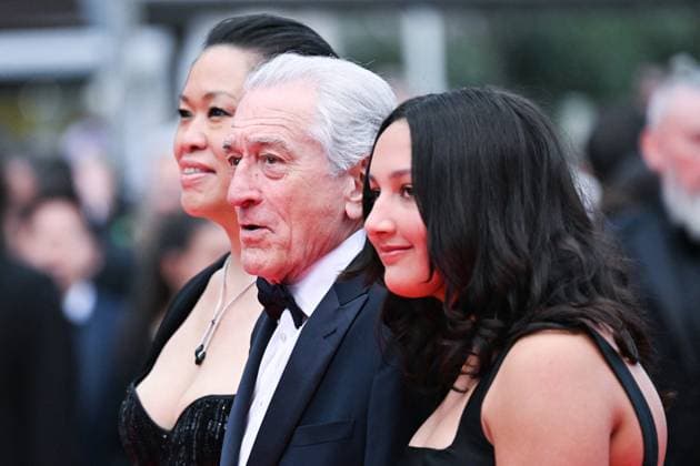 Cannes - Opening Red Carpet AM Helen Grace De Niro, Tiffany Chen and Robert De Niro attending the Opening Ceremony and Leave One Day Premiere at the 78th Cannes Film Festival on May 13, 2025, in Cannes, southern France. Photo by Aurore Marechal ABACAPRESS.COM Cannes France  Copyright: xMarechalxAurore ABACAx