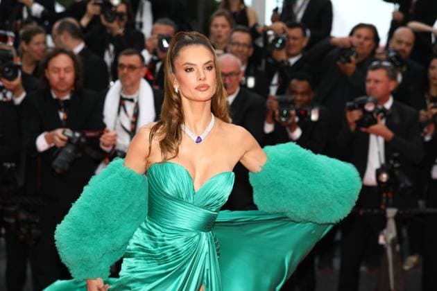May 13, 2025, Cannes, Cote D azur, France: ALESSANDRA AMBROSIO on the red carpet for the Opening Ceremony and the Leave One Day Premiere screening at the 78th Annual Cannes Film Festival at Palais des Festivals in Cannes, France Cannes France - ZUMAc179 20250513_zep_c179_193 Copyright: xMickaelxChavetx