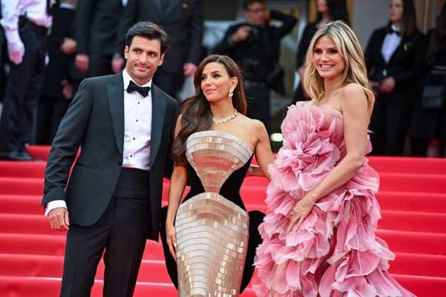 78eme Festival International du Film de Cannes Montée des marches douverture 78th International Cannes Film Festival Opening Red Carpet Festival de Cannes 2025 tapis douverture Heidi Klum 444107 2025 05 13 France  Copyright: xLionelxGuericolas MPPx STAR_444107_378