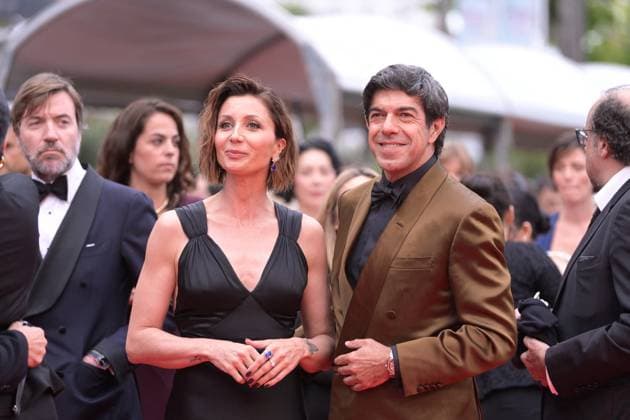 Montée des marches of the film Leave One Day for the opening ceremony of the 78th Cannes International Film Festival at the Palais des Festivals in Cannes Anna Ferzetti and her partner Pierfrancesco Favino Audemars Piguet watch Montée des marches of the film Leave One Day for the opening ceremony of the 78th Cannes International Film Festival, au Palais des Festivals à Cannes On may 13th 2025 Rachid Bellak Bestimage Red carpet of the movie Leave One Day for the opening of the 78th Cannes International Film Festival at the Palais des Festivals in Cannes, France On may 13th 2025 Cannes France  Copyright: xRACHIDxBELLAKx xBESTIMAGExRACHIDxBELLAKx xBESTIMAGEx
