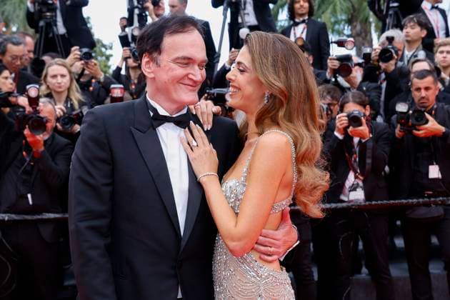 May 13, 2025, Cannes, France: Quentin Tarantino and Daniella Pick attend the Opening Ceremony and Partir Un Jour (Leave One Day) premiere during the 78th Cannes Film Festival at Palais des Festivals in Cannes, France, on 13 May 2025. Photo: Cannes France - ZUMAm179 20250513_zep_m179_026 Copyright: xAlecxMichaelx