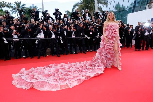 May 13, 2025, Cannes, France: Heidi Klum attends the Opening Ceremony and Partir Un Jour (Leave One Day) premiere during the 78th Cannes Film Festival at Palais des Festivals in Cannes, France, on 13 May 2025. Photo: Cannes France - ZUMAm179 20250513_zep_m179_055 Copyright: xAlecxMichaelx