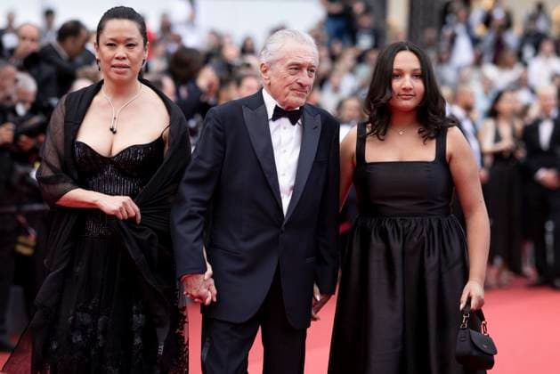 Robert De Niro surrounded by his partner Tiffany Chen and daughter Helen Grace De Niro Montée des marches of the movie Partir un jour for the opening ceremony of the 78th Cannes International Film Festival at the Palais des Festivals in Cannes On may 13th 2025 Jacovides Moreau Bestimage Red carpet of the movie Leave One Day for the opening of the 78th Cannes International Film Festival at the Palais des Festivals in Cannes, France On may 13th 2025  Copyright: xJACOVIDES-MOREAUx xBESTIMAGExJACOVIDES-MOREAUx xBESTIMAGEx