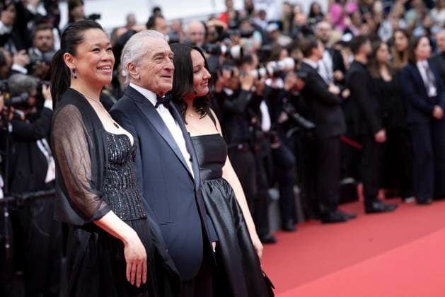 Robert De Niro surrounded by his partner Tiffany Chen and daughter Helen Grace De Niro Montée des marches of the movie Partir un jour for the opening ceremony of the 78th Cannes International Film Festival at the Palais des Festivals in Cannes On may 13th 2025 Jacovides Moreau Bestimage Red carpet of the movie Leave One Day for the opening of the 78th Cannes International Film Festival at the Palais des Festivals in Cannes, France On may 13th 2025  Copyright: xJACOVIDES-MOREAUx xBESTIMAGExJACOVIDES-MOREAUx xBESTIMAGEx