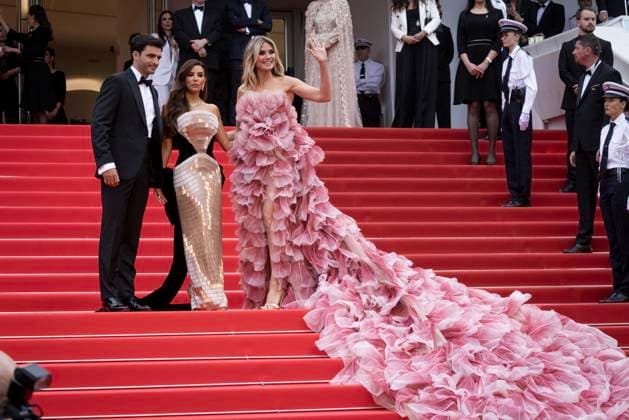Carlos Sainz Jr , Eva Longoria Bijoux Pasquale Bruni , Heidi Klum Montée des marches du film Partir un jour pour la cérémonie douverture du 78ème Festival International du Film de Cannes, au Palais des Festivals à Cannes Le 13 mai 2025 Jacovides Moreau Bestimage Red carpet of the movie Leave One Day for the opening of the 78th Cannes International Film Festival at the Palais des Festivals in Cannes, France On may 13th 2025  Copyright: xJACOVIDES-MOREAUx xBESTIMAGExJACOVIDES-MOREAUx xBESTIMAGEx