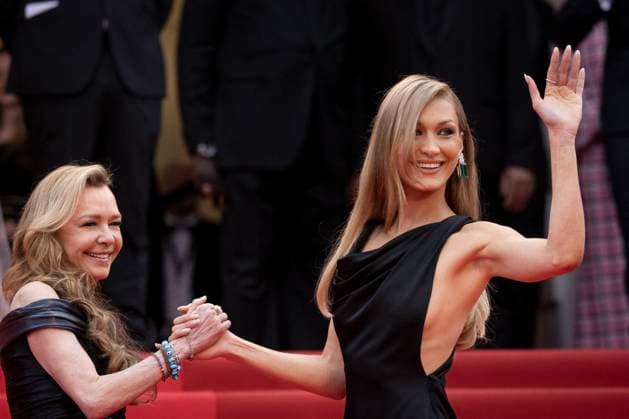 Caroline Scheufele et Bella Hadid Montée des marches du film Partir un jour pour la cérémonie douverture du 78ème Festival International du Film de Cannes, au Palais des Festivals à Cannes On may 13th 2025 Jacovides Moreau Bestimage Red carpet of the movie Leave One Day for the opening of the 78th Cannes International Film Festival at the Palais des Festivals in Cannes, France On may 13th 2025 unknown  Copyright: xJACOVIDES-MOREAUx xBESTIMAGExJACOVIDES-MOREAUx xBESTIMAGEx