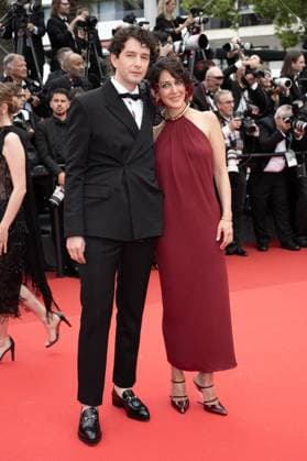 Cannes - Opening Ceremony DN Zahra Amir Ebrahimi and a guest attend the red carpet for the opening ceremony and Partir Un Jour (Leave One Day) screening at the 78th annual Cannes Film Festival at Palais des Festivals on May 13, 2025 in Cannes, France. Photo by David NIVIERE ABACAPRESS.COM CANNES France  Copyright: xNivierexDavid ABACAPRESS.COMx