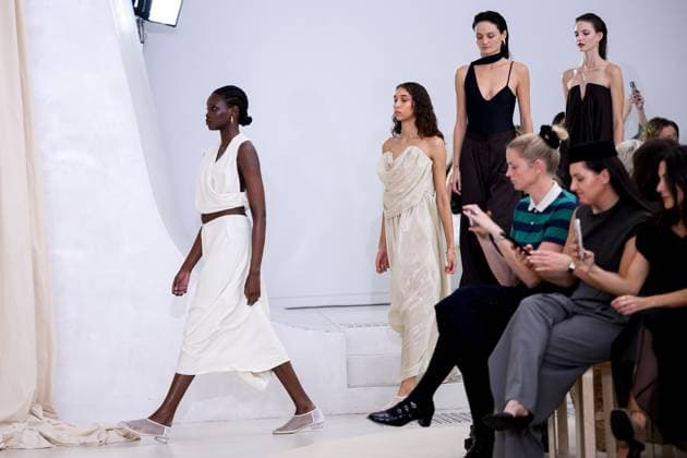 AUSTRALIAN FASHION WEEK 2025, Models walk the runway during the Bianca Spender fashion show at Australian Fashion Week 2025 in Sydney, Wednesday, May 14, 2025. ( NO ARCHIVING SYDNEY NEW SOUTH WALES AUSTRALIA  Copyright: xBIANCAxDExMARCHIx 20250514180914828506