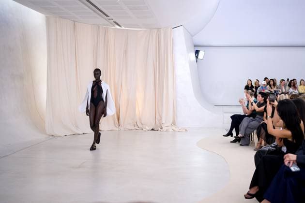 AUSTRALIAN FASHION WEEK 2025, Models walk the runway during the Bianca Spender fashion show at Australian Fashion Week 2025 in Sydney, Wednesday, May 14, 2025. ( NO ARCHIVING SYDNEY NEW SOUTH WALES AUSTRALIA  Copyright: xBIANCAxDExMARCHIx 20250514199041815048